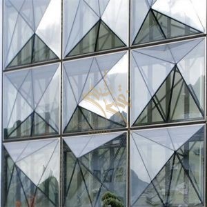 نمونه ای از استفاده از شیشه در طراحی نمای ساختمان