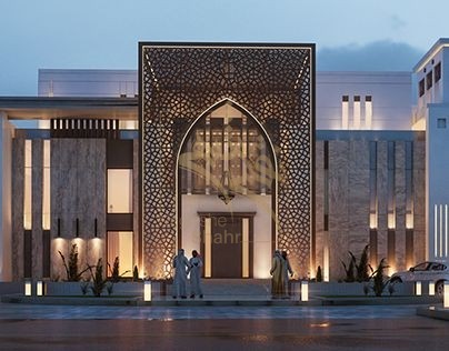 نمونه ای از طراحی مسجد